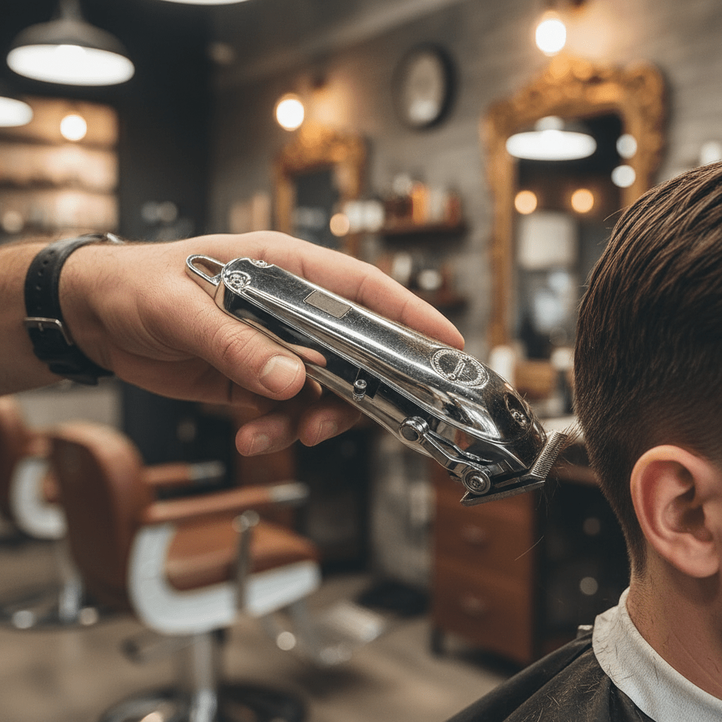 Profesionalni Šišač za Kosu HRC - 01 – Šišač za kosu – Srebrna – slika 3
