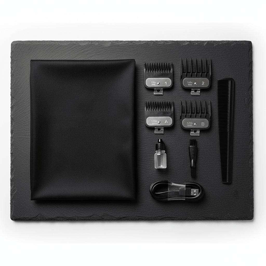 Profesionalni Šišač za Kosu HRC - 01 – Šišač za kosu – Srebrna – slika 2