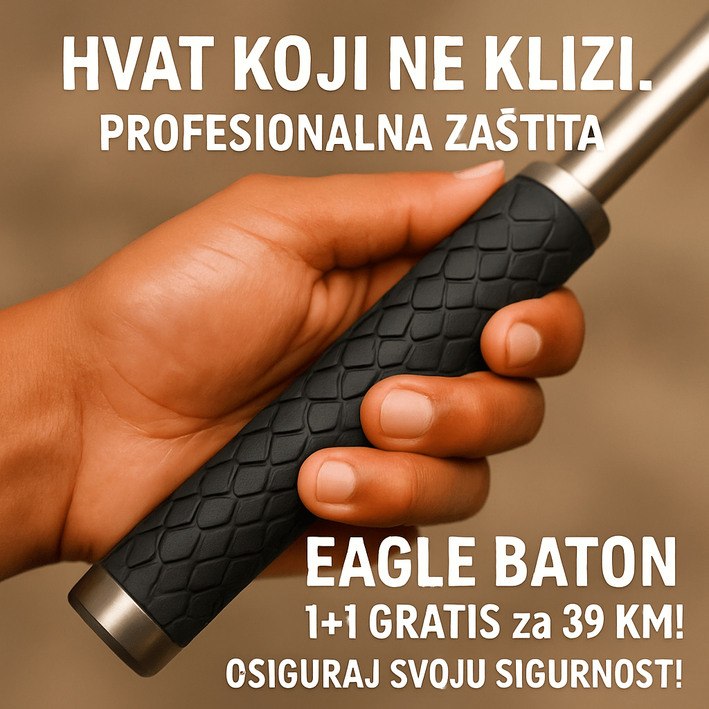 Profi Teleskopska Palica Eagle Baton – – 1.Komad – slika 3
