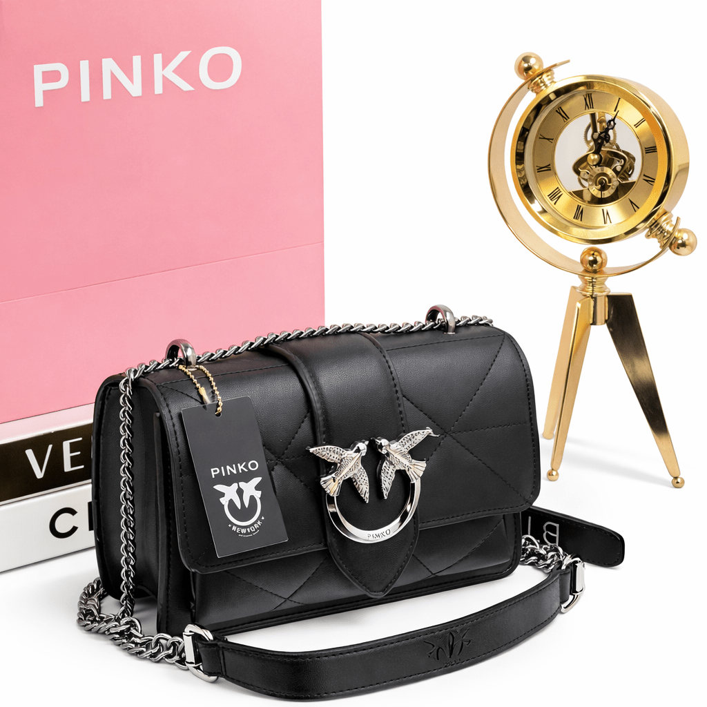 Prošivena torba s metalnim lančićem - SAMO KLIKNI