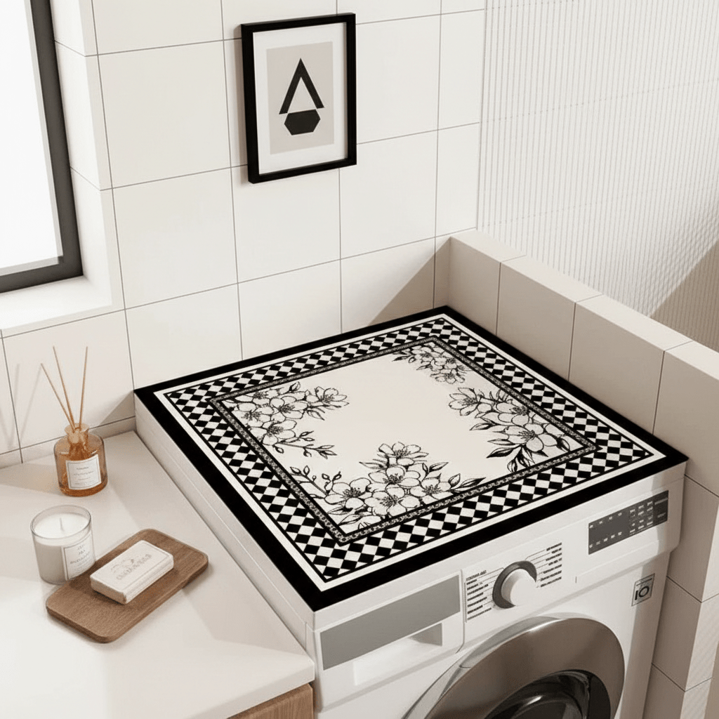 Prostirka za Veš Mašinu sa Uzorkom – Kućni tekstil – 60x60 cm – slika 5