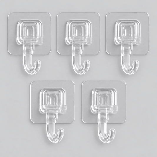 Prozirne kukice s podlogom – set 5 komada – Prozirne kukice s podlogom – – slika 1