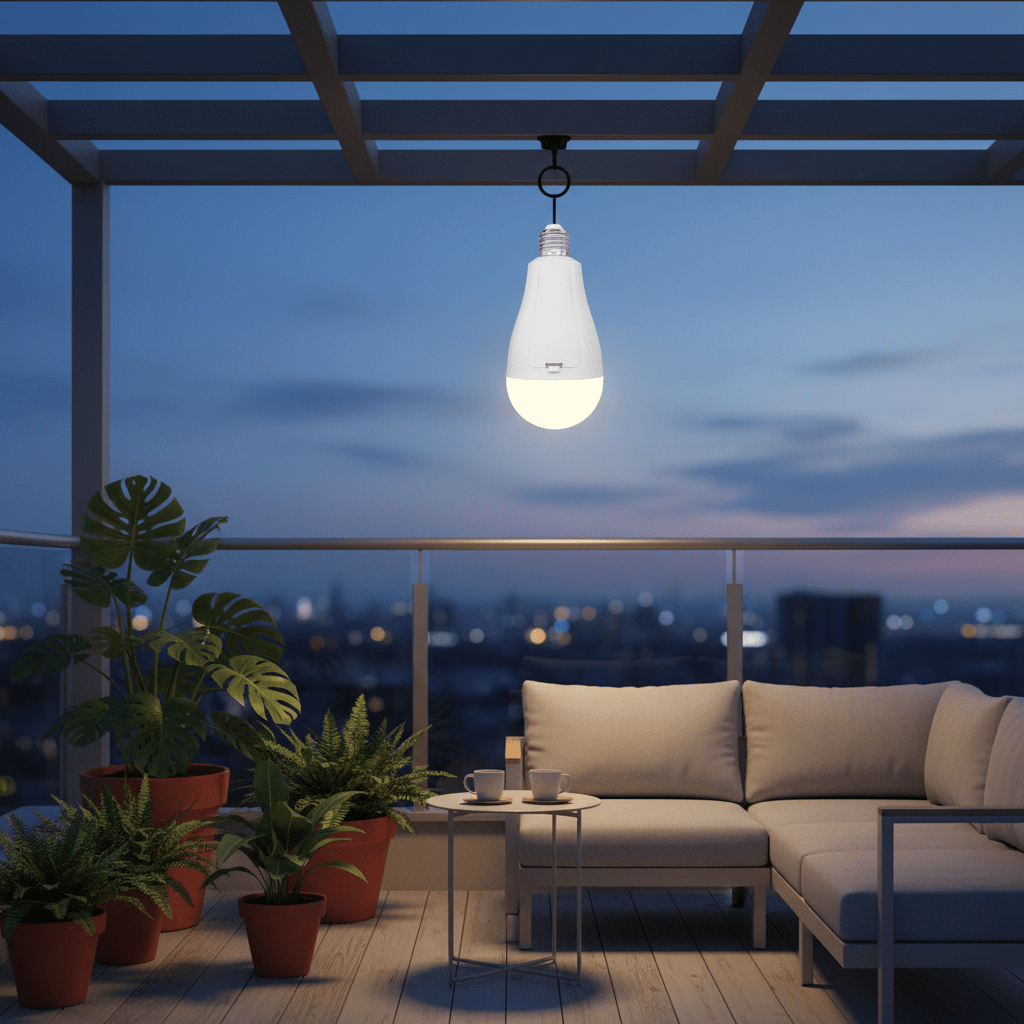 Punjiva LED Sijalica za Hitne Slučajeve – Rasvjeta – Bijela – slika 4