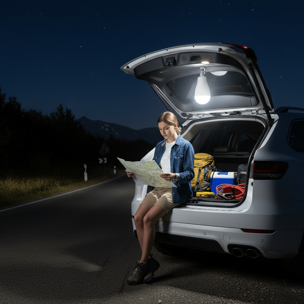 Punjiva LED Sijalica za Hitne Slučajeve – Rasvjeta – Bijela – slika 3