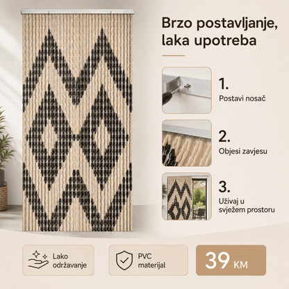 PVC Zavjesa za Vrata 110 x 200 cm – – – slika 4