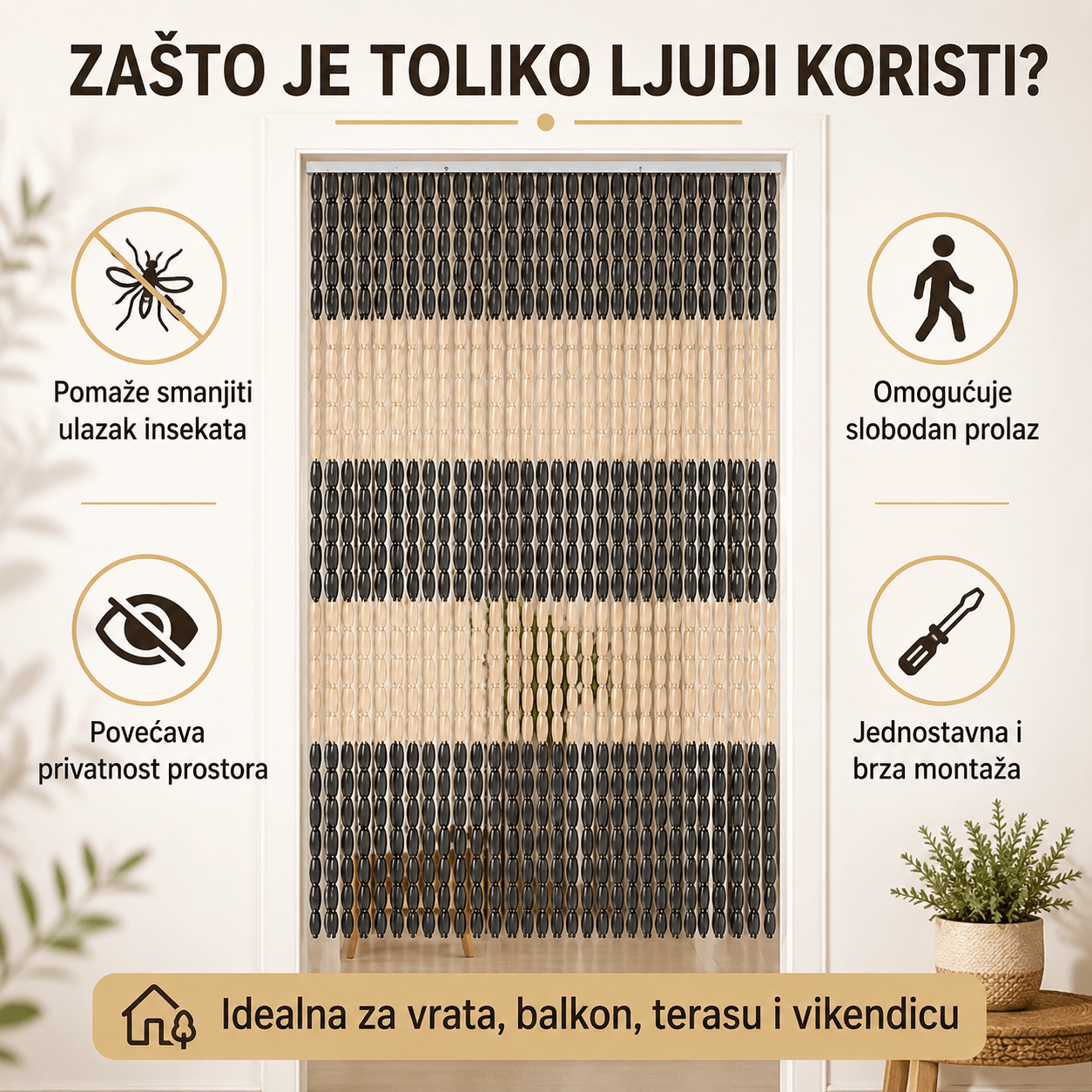 PVC Zavjesa za Vrata 110 x 200 cm – – – slika 6