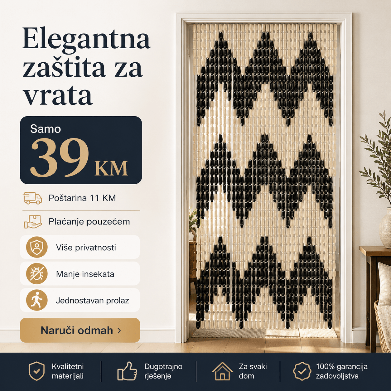 PVC Zavjesa za Vrata 110 x 200 cm – – – slika 3