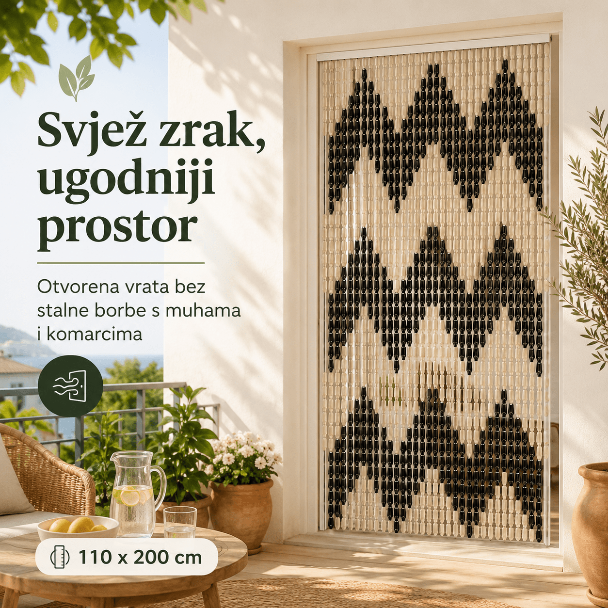 PVC Zavjesa za Vrata 110 x 200 cm – – – slika 2