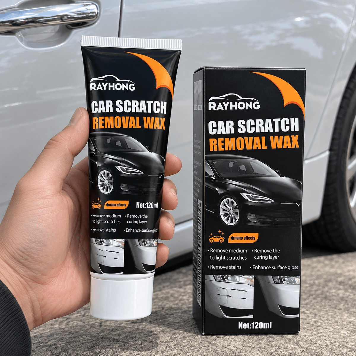 RAYHONG vosak za njegu auto-laka, 120 ml – RAYHONG vosak za automobil – – slika 3
