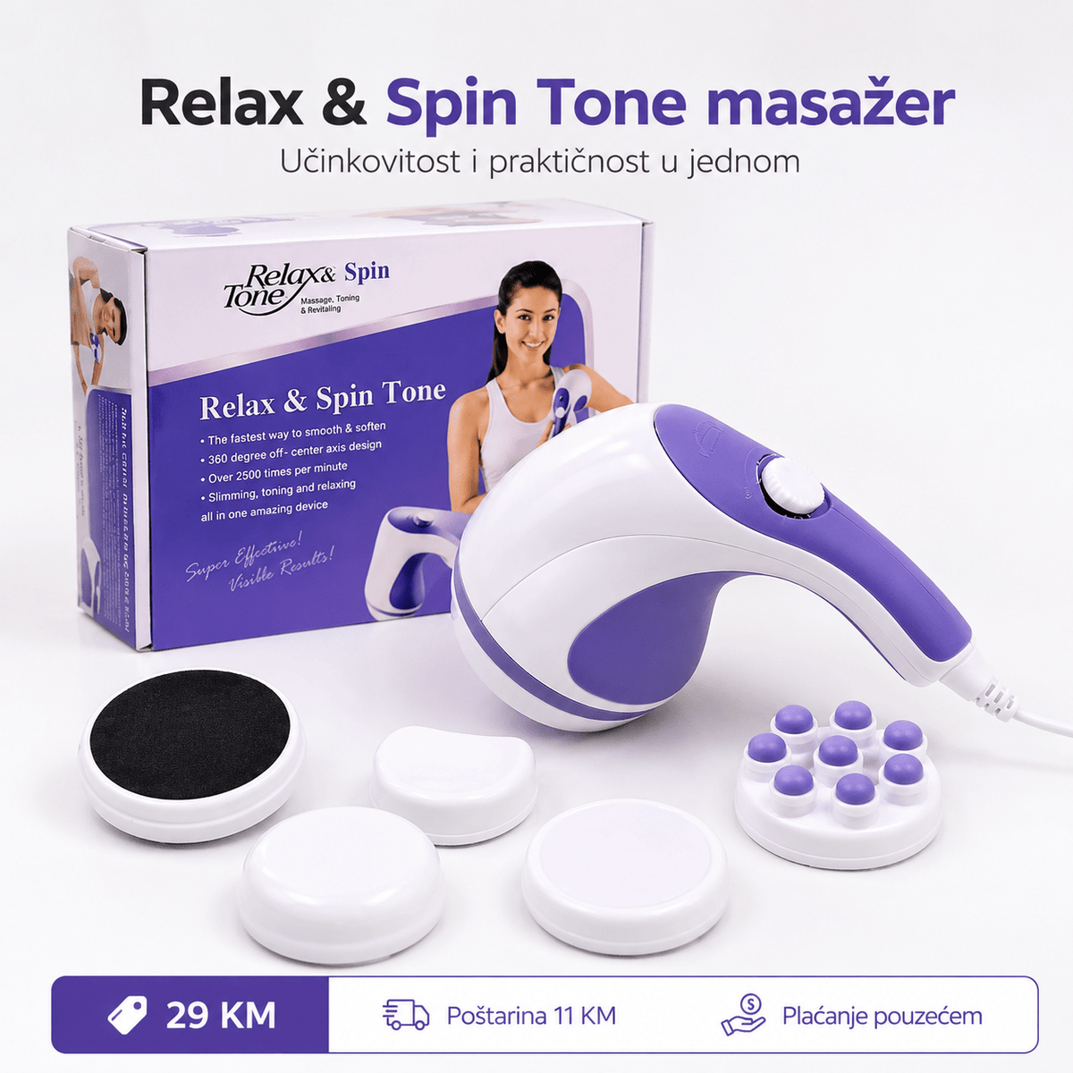 Relax & Tone masažer – Zdravlje i Fitness Oprema – – slika 2