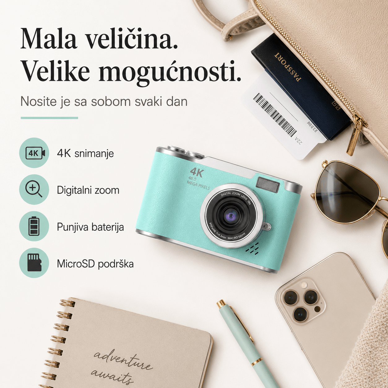 Retro 4K Digitalna Kamera – – – slika 7