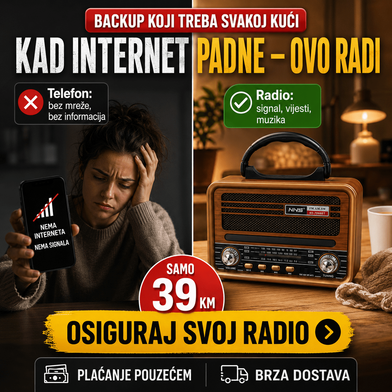 Retro Bluetooth Radio – – – slika 7