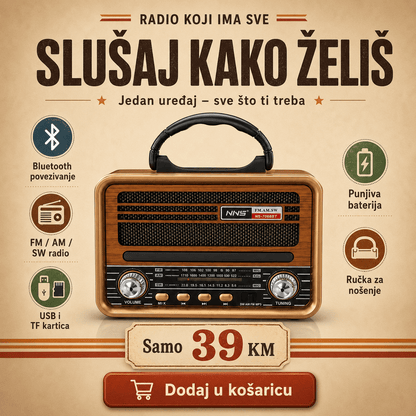 Retro Bluetooth Radio – – – slika 3