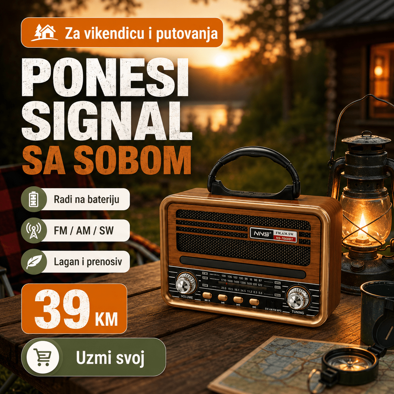 Retro Bluetooth Radio – – – slika 4