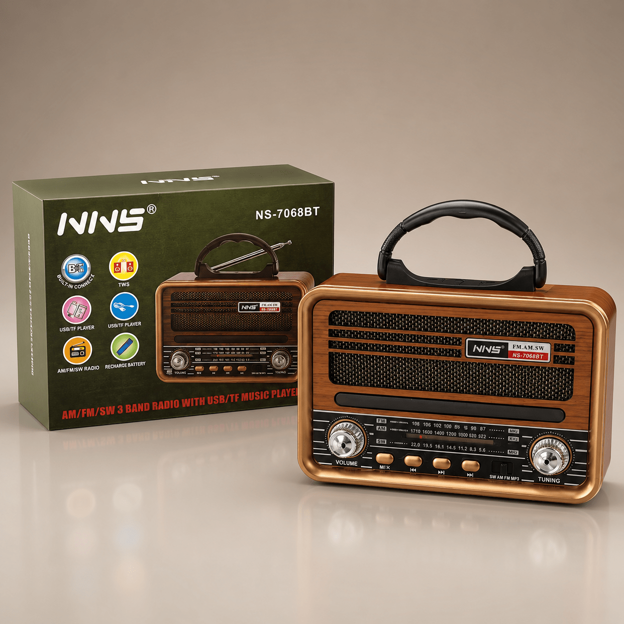 Retro Bluetooth Radio – – – slika 1