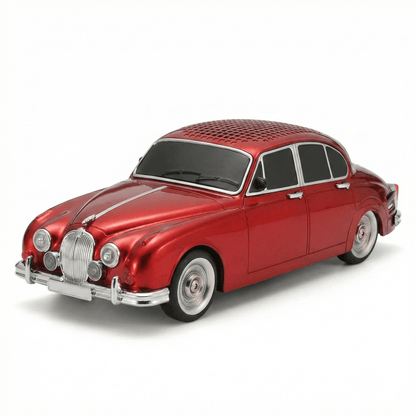 Retro Bluetooth Zvučnik u dizajnu klasičnog automobila – – Crna – slika 3