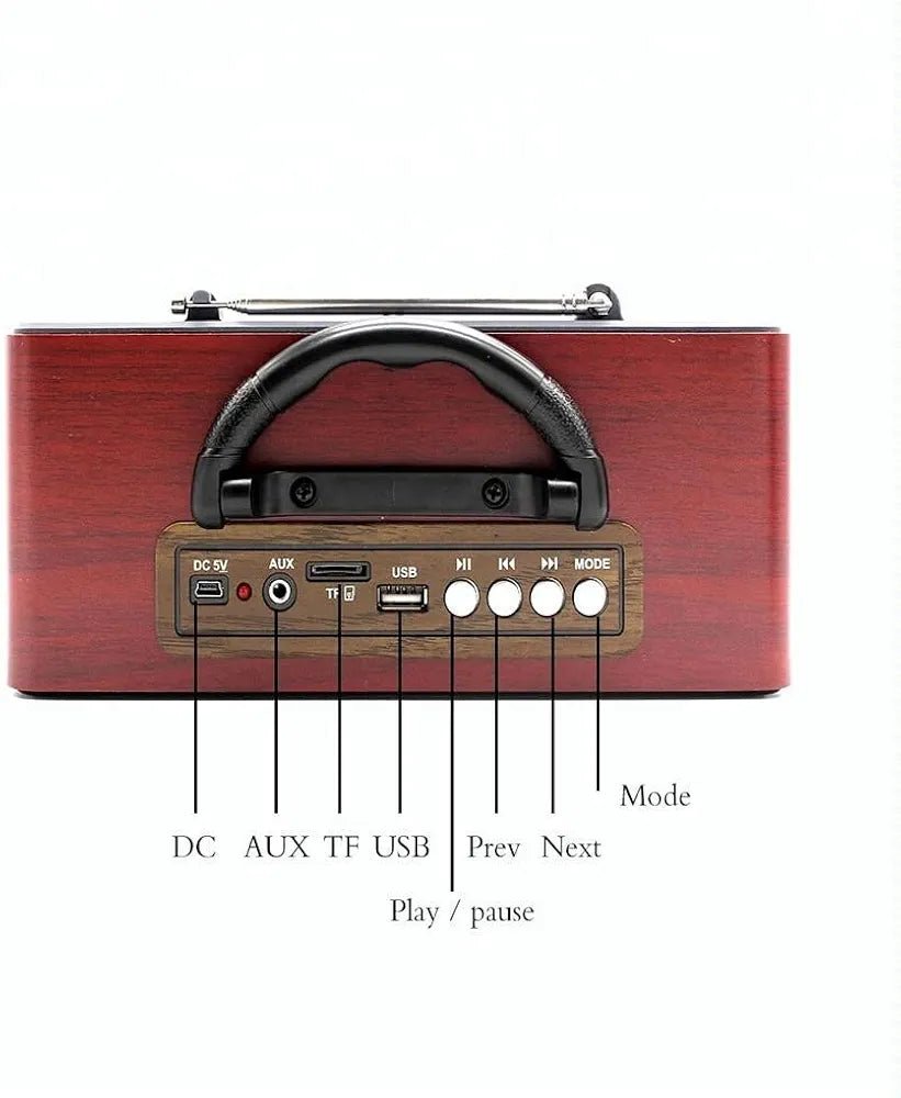 Retro Prijenosni Radio M - 111BT - SAMO KLIKNI