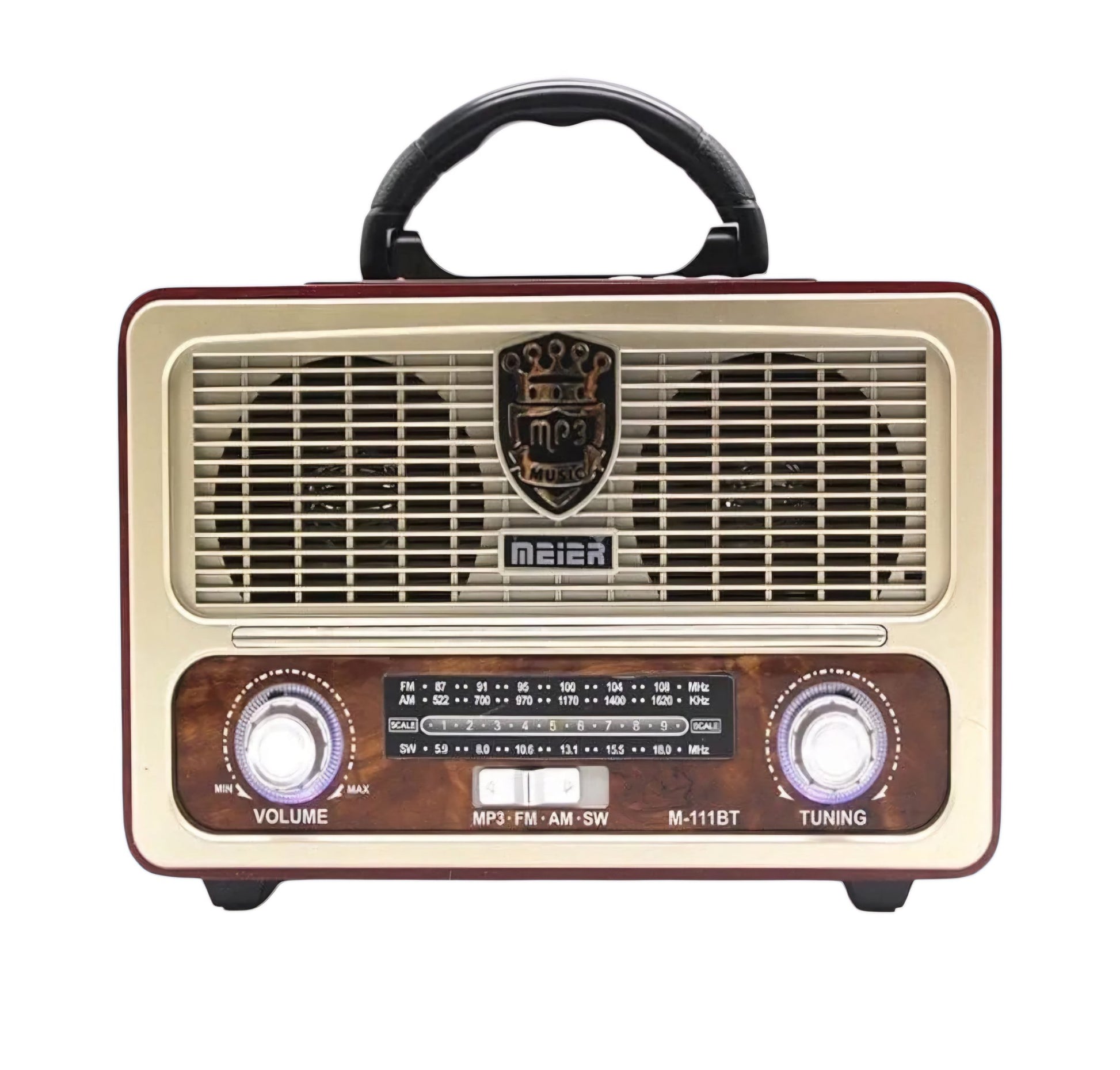 Retro Prijenosni Radio M - 111BT - SAMO KLIKNI