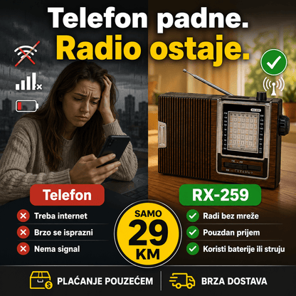 Retro Radio RX - 259 – – – slika 6