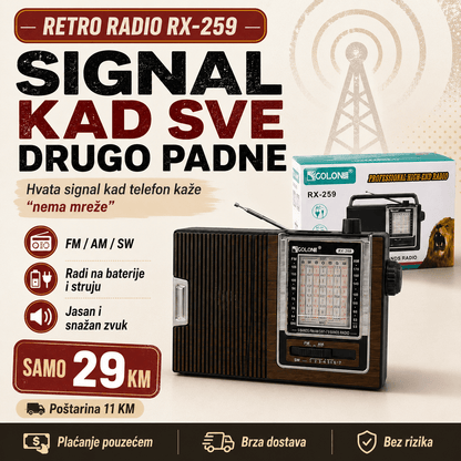 Retro Radio RX - 259 – – – slika 7