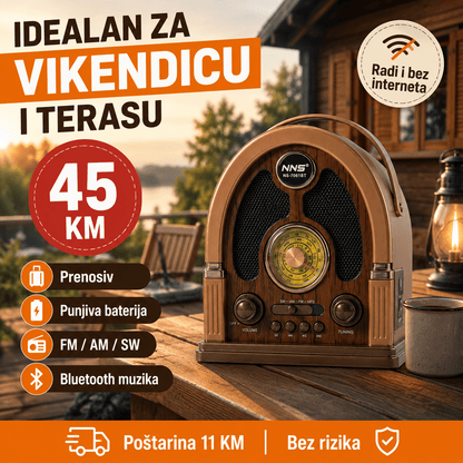 Retro Radio s Bluetoothom – – – slika 2