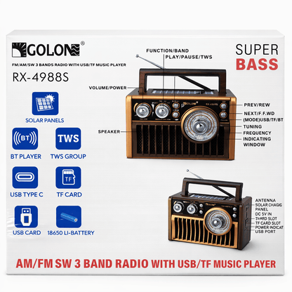 Retro radio s bluetoothom – – – slika 4