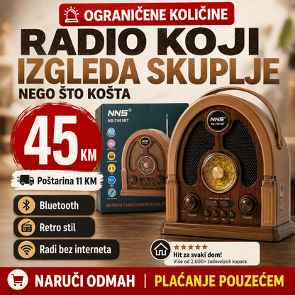 Retro Radio s Bluetoothom – – – slika 4