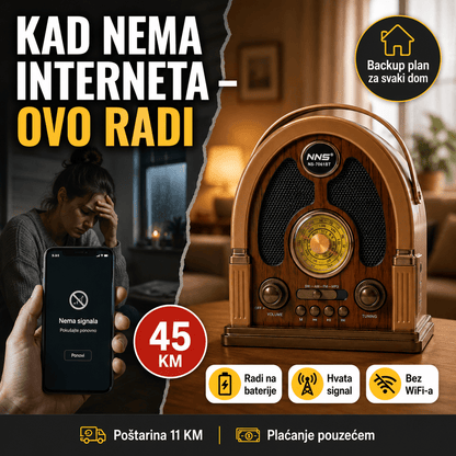 Retro Radio s Bluetoothom – – – slika 3