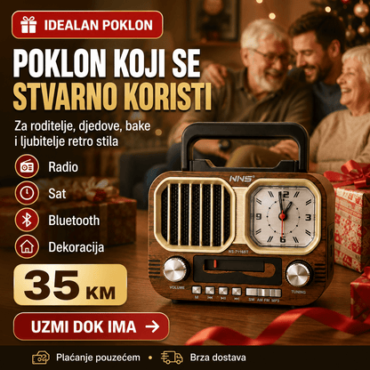 Retro Radio Sa Satom – – – slika 2
