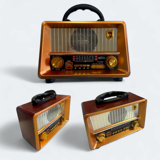 Retro solarni bluetooth radio - SAMO KLIKNI