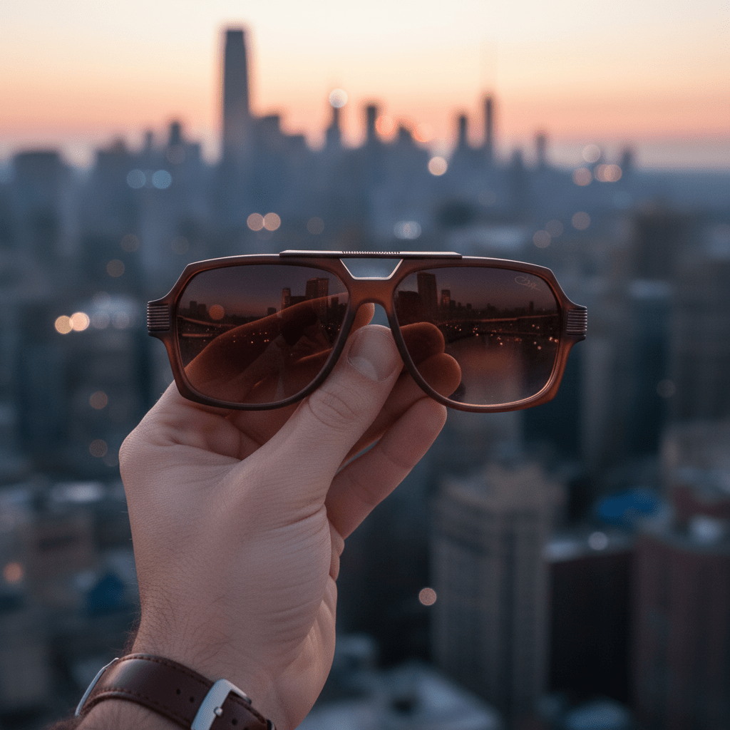 Retro Sunčane Naočale – Sunčane Naočale – Univerzalna Smeđa – slika 4