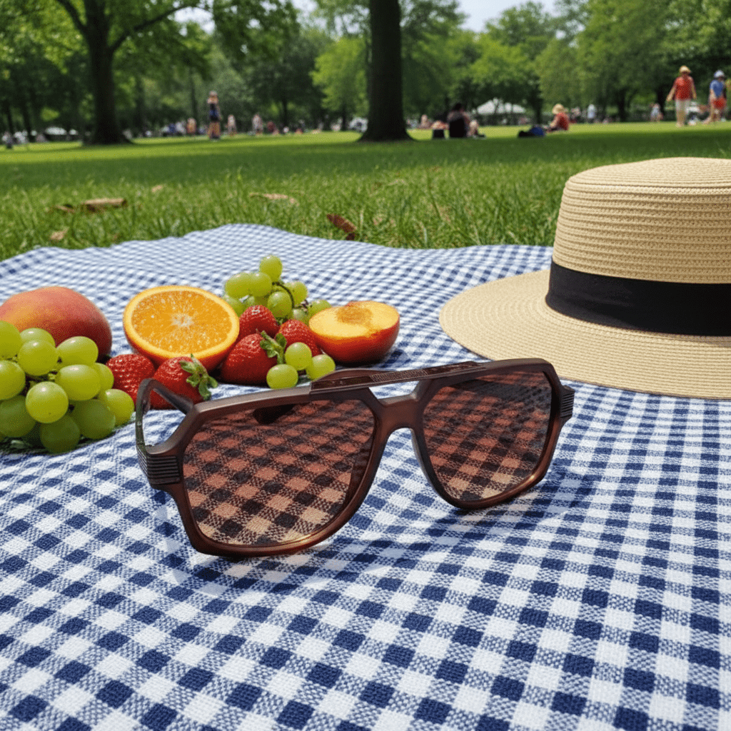 Retro Sunčane Naočale – Sunčane Naočale – Univerzalna Smeđa – slika 6