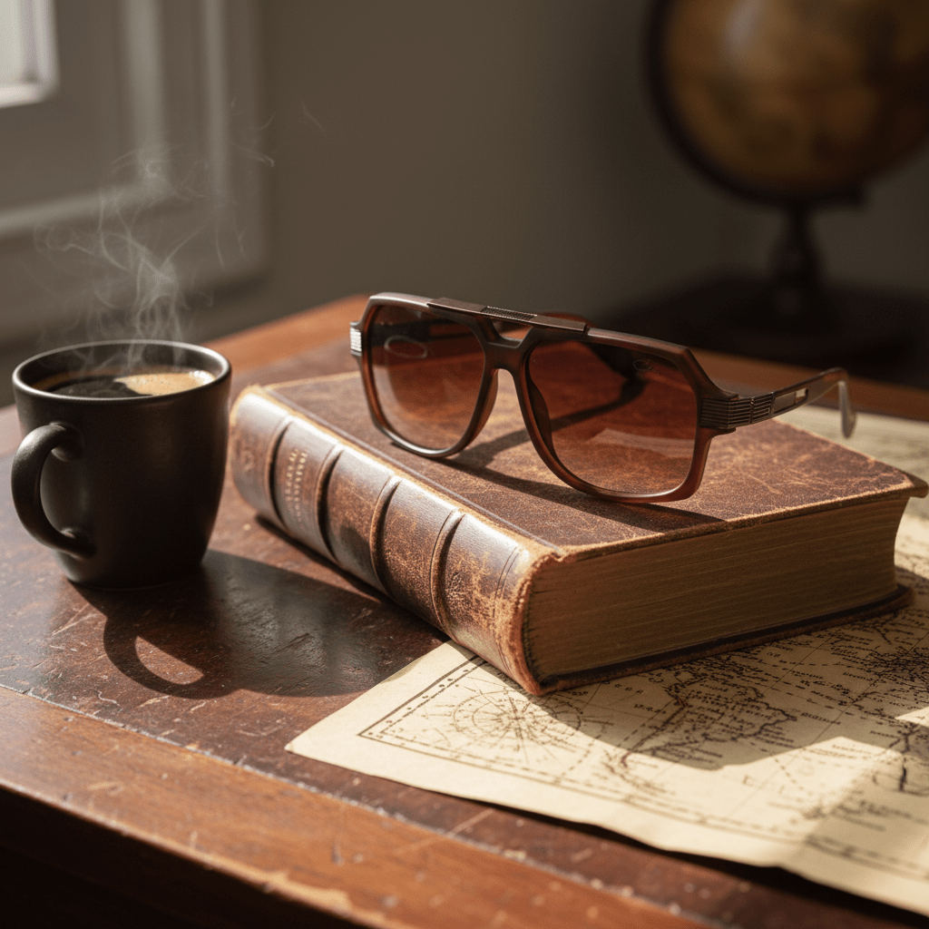 Retro Sunčane Naočale – Sunčane Naočale – Univerzalna Smeđa – slika 3