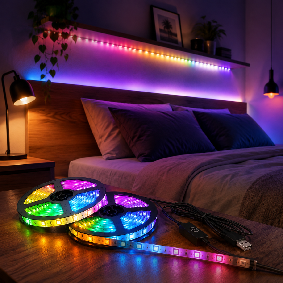 RGB 5050 Bluetooth LED traka s muzikom