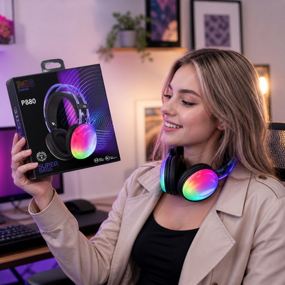 RGB Bežične Gaming Slušalice – – – slika 4
