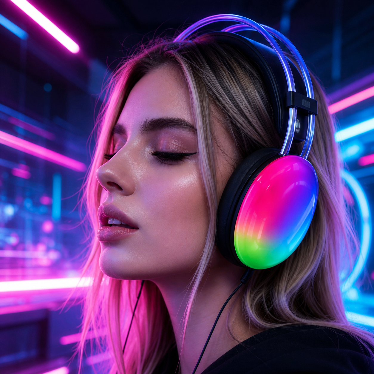 RGB Bežične Gaming Slušalice – – – slika 3