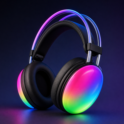 RGB Bežične Gaming Slušalice – – – slika 1