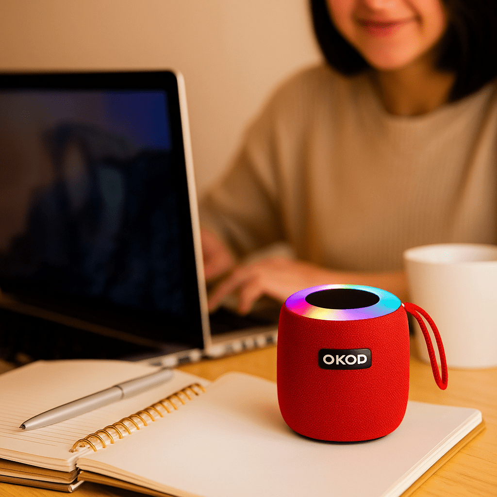 RGB Bežični Bluetooth Zvučnik – – Bordo – slika 6