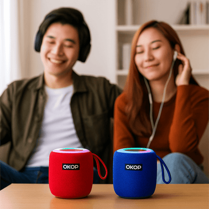 RGB Bežični Bluetooth Zvučnik – – Plava – slika 1