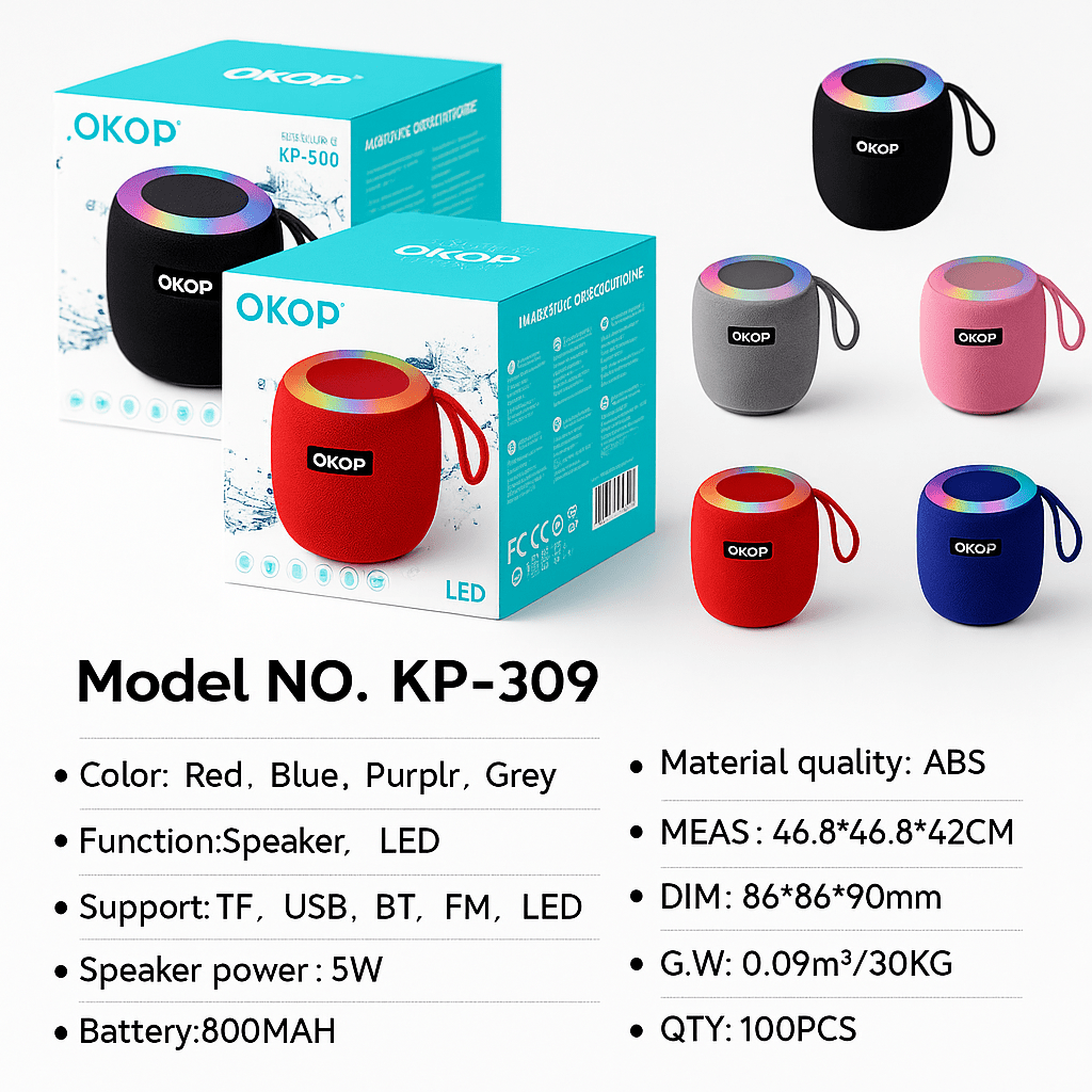 RGB Bežični Bluetooth Zvučnik – – Crna – slika 8