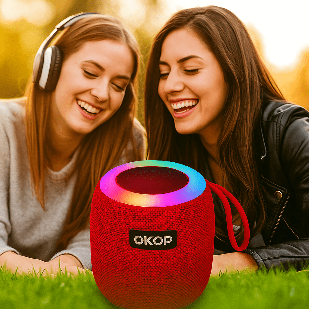 RGB Bežični Bluetooth Zvučnik – – Plava – slika 5