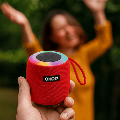 RGB Bežični Bluetooth Zvučnik – – Plava – slika 4