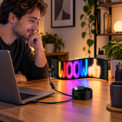 RGB LED panel za poruke i animacije – Dekorativna rasvjeta – – slika 2