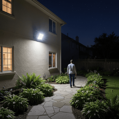 RIXME 6000W LED Solarna Ulična Lampa sa Senzorom Pokreta i Daljinskim – Vanjska rasvjeta – Crna – slika 3
