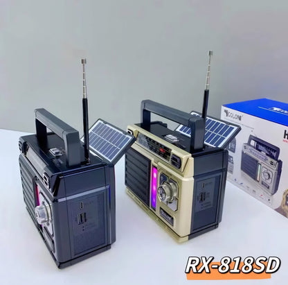RX - 818SD Solarni Prijenosni Radio – – Crna – slika 6