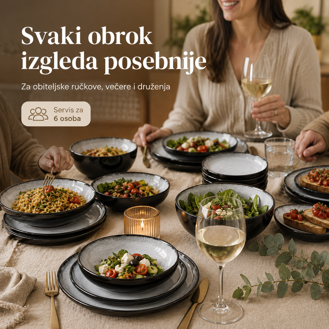18/1 Porculanski Set za Ručak
