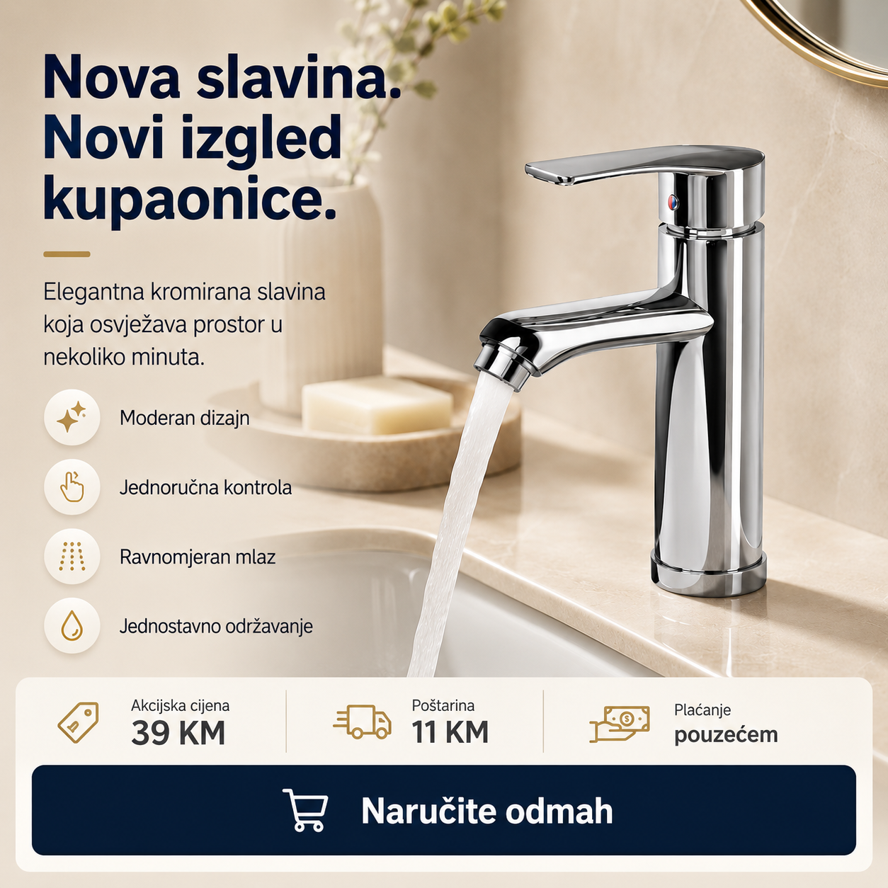 Moderna Kupaonska Česma