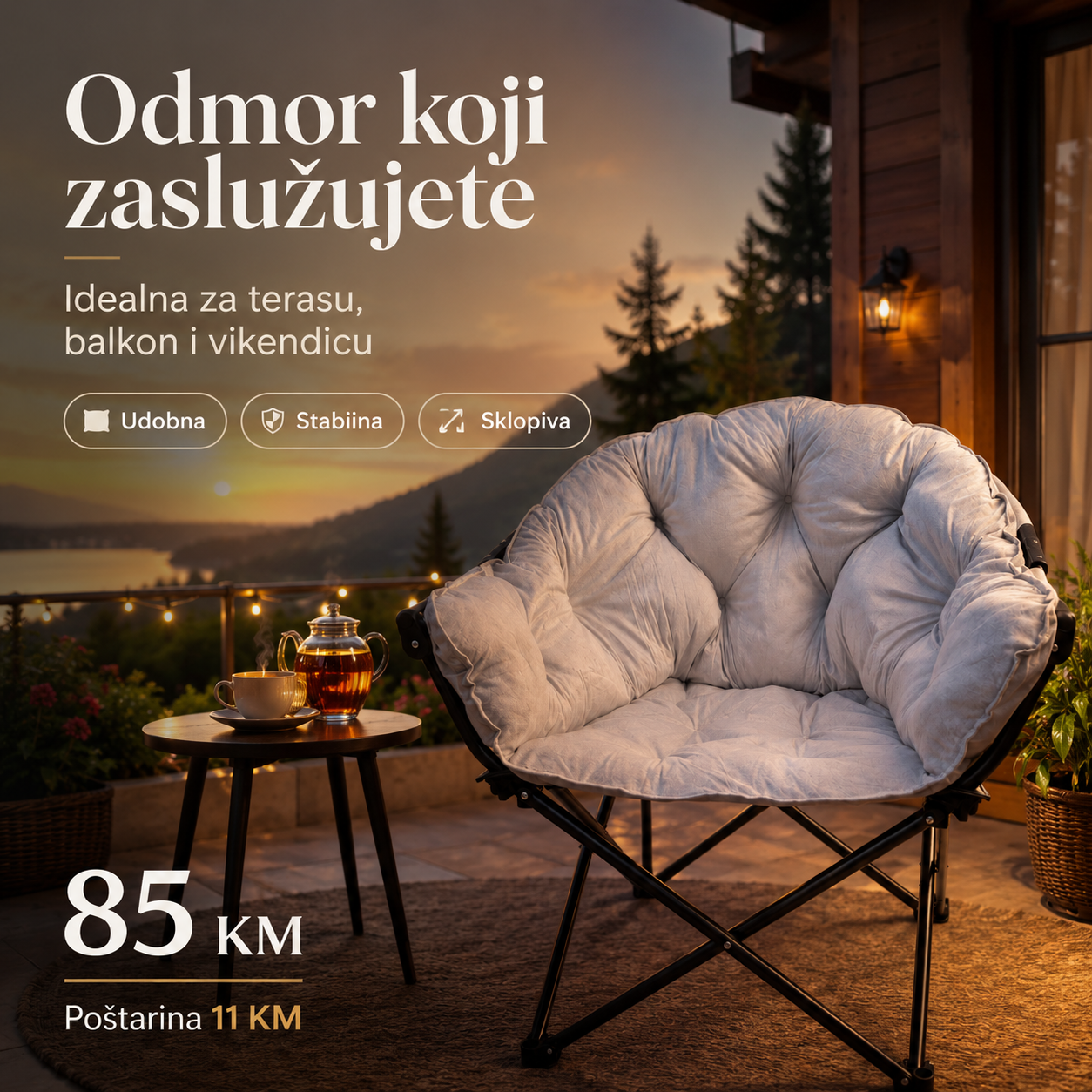 Luksuzna XXL Relax Stolica