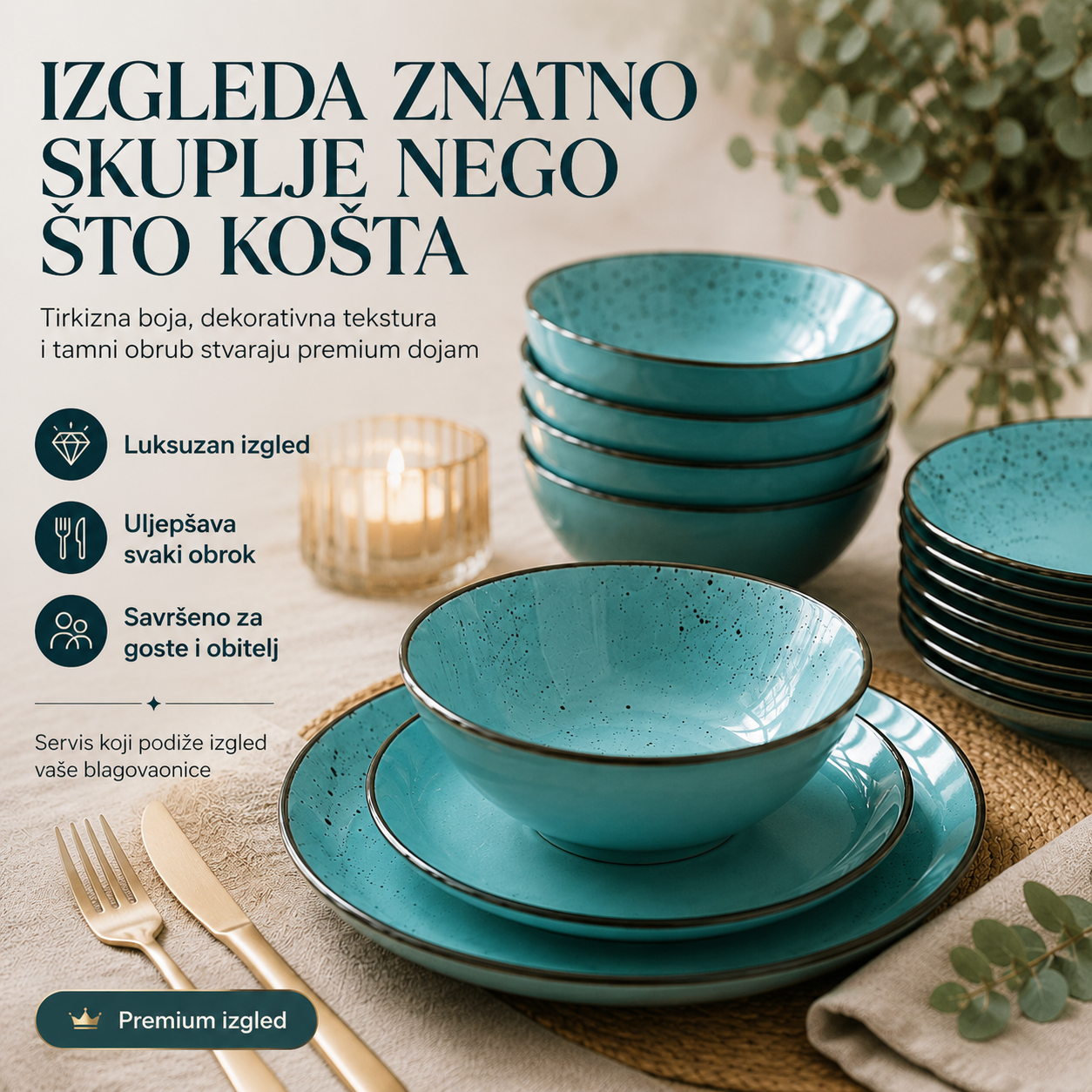 18/1 Porculanski Servis za Ručak