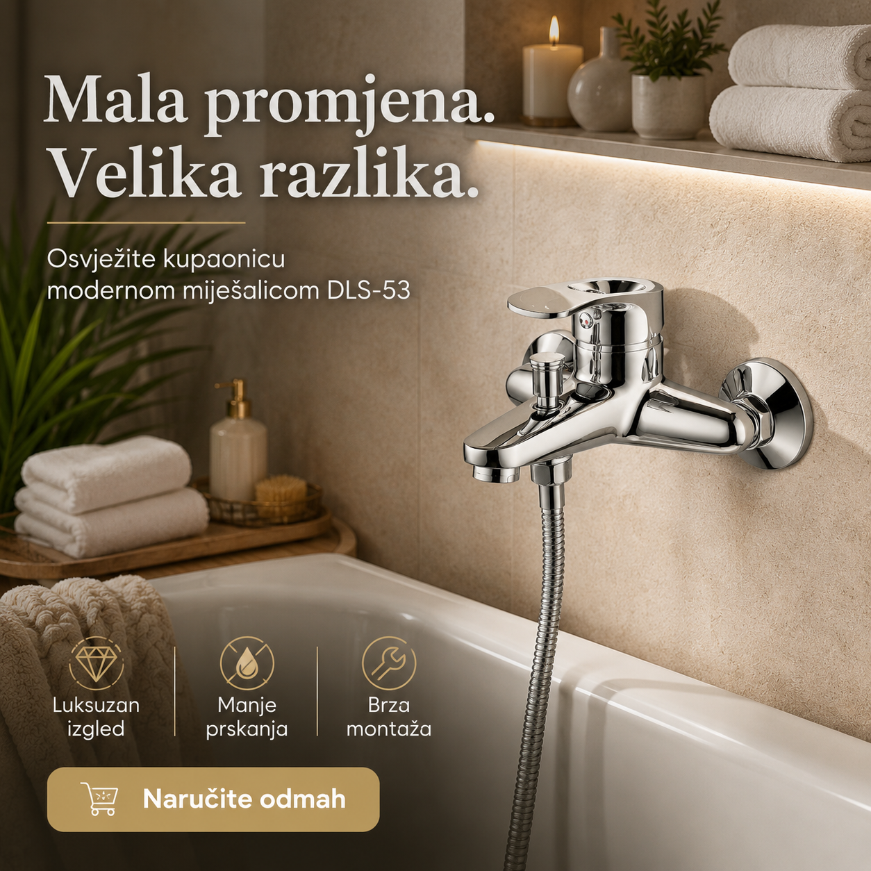 Premium Miješalica za Kadu i Tuš